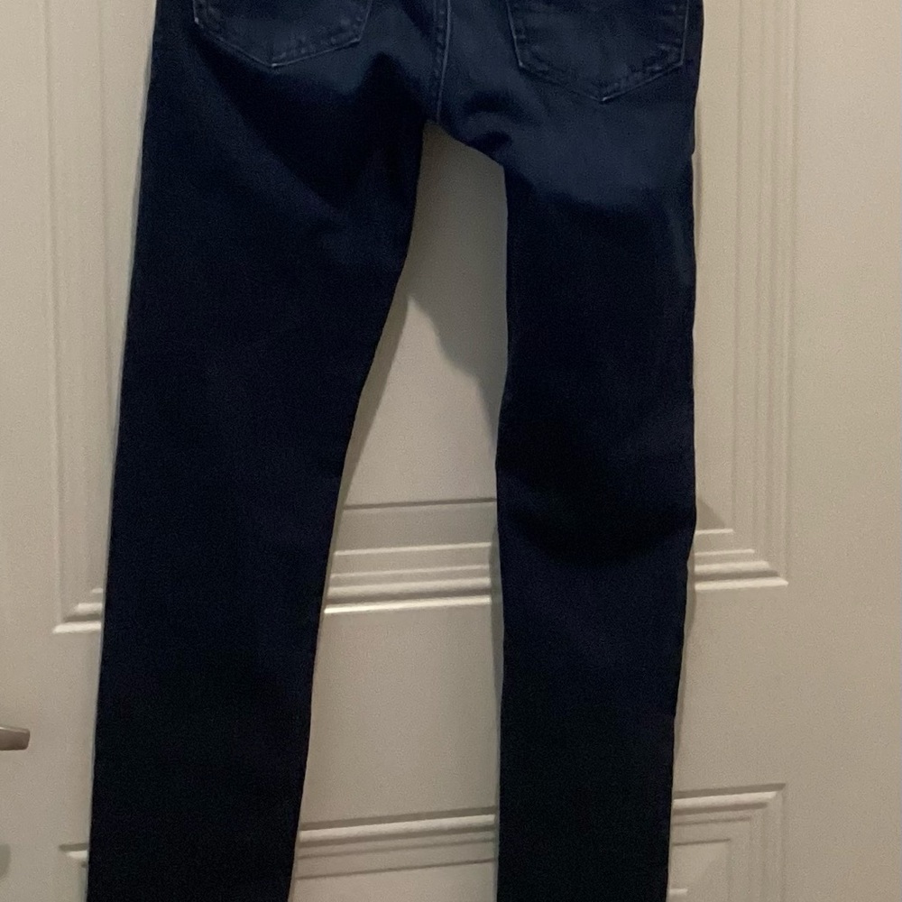 Women  Dark Blue Straight-Leg Jeans